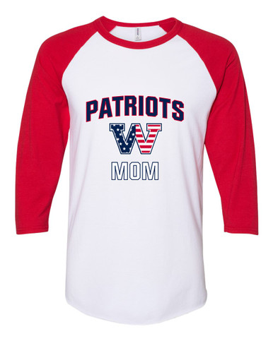 Washington Patriots W Script Mom Women's Baseball T-Shirt
