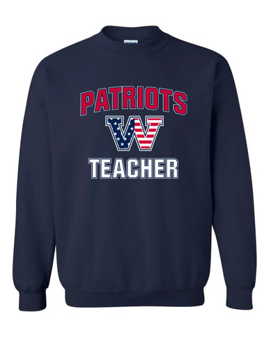 Washington Patriots W Script Teacher Men's Sweatshirt