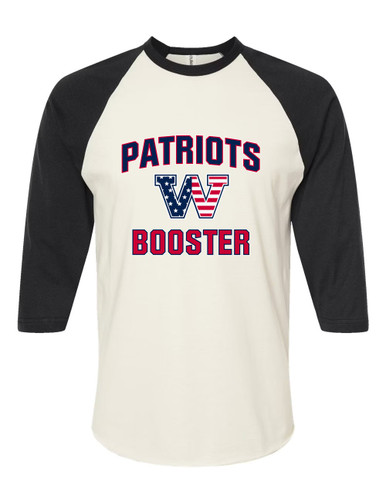 Washington Patriots W Script Booster Women's Baseball T-Shirt