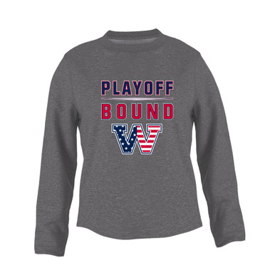 Washington Patriots W Script Playoff Bound Women's Sweatshirt