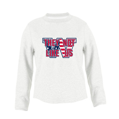 Washington Patriots W Script They Not Like Us #2 Women's Sweatshirt