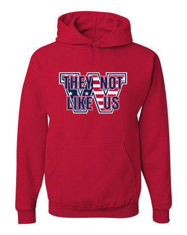 Washington Patriots W Script They Not Like Us #2 Men's Premium Hoodie