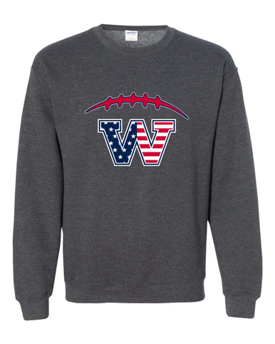 Washington Patriots W Script Football #2 Men's Sweatshirt
