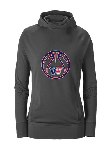 Washington Patriots W Script Basketball #2 Women's Hoodie