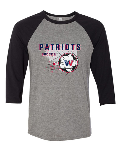 Washington Patriots W Script Soccer #2 Women's Baseball T-Shirt