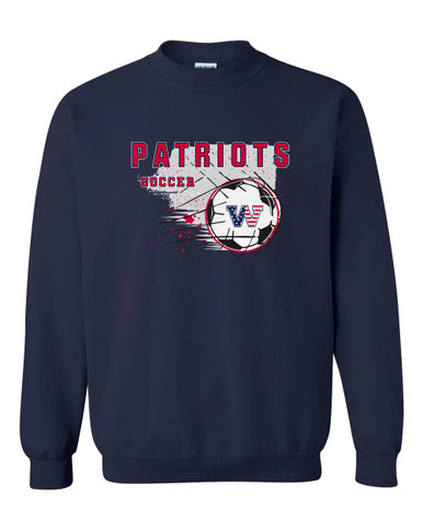 Washington Patriots W Script Soccer #2 Men's Sweatshirt