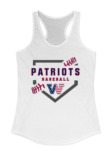Washington Patriots W Script Baseball #2 Women's Tank Top