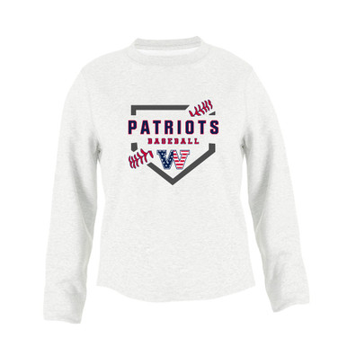 Washington Patriots W Script Baseball #2 Women's Sweatshirt