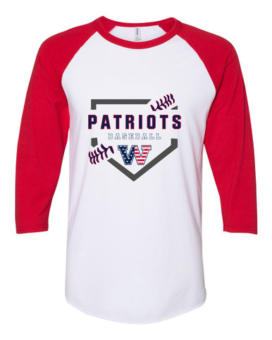 Washington Patriots W Script Baseball #2 Men's Baseball T-Shirt