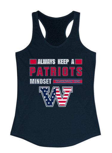 Washington Patriots W Script Mindset Women's Tank Top
