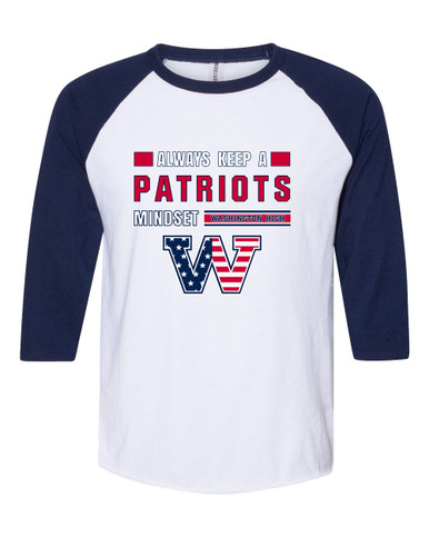 Washington Patriots W Script Mindset Women's Baseball T-Shirt