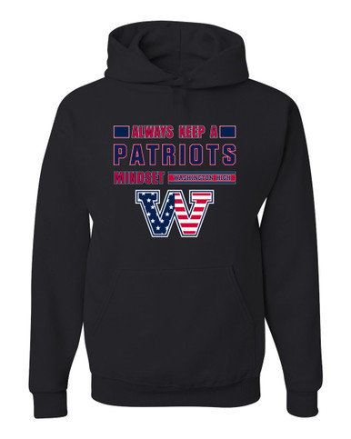 Washington Patriots W Script Mindset Men's Premium Hoodie