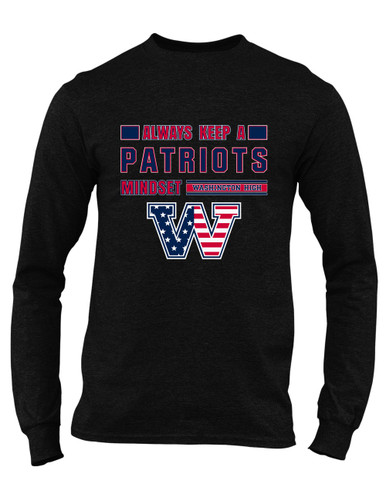 Washington Patriots W Script Mindset Men's LS T-Shirt
