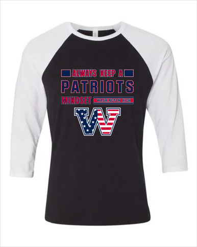 Washington Patriots W Script Mindset Men's Baseball T-Shirt