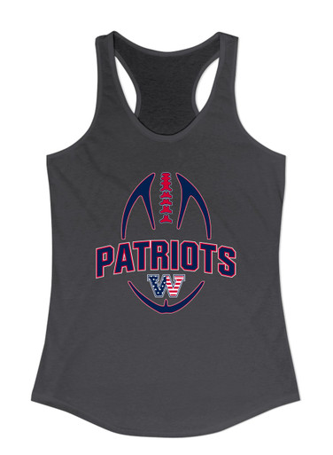 Washington Patriots W Script Football #5 Women's Tank Top