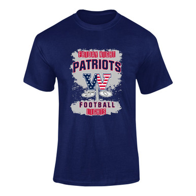Washington Patriots W Script Football #6 Men's Premium SS T-Shirt
