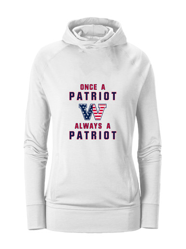 Washington Patriots W Script Once A Women's Hoodie