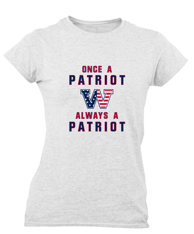 Washington Patriots W Script Once A Women's SS T-Shirt