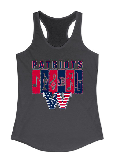 Washington Patriots W Script Band # 2 Women's Tank Top