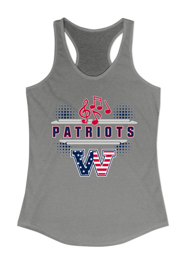 Washington Patriots W Script Band # 3 Women's Tank Top