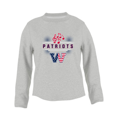 Washington Patriots W Script Band # 3 Women's Sweatshirt