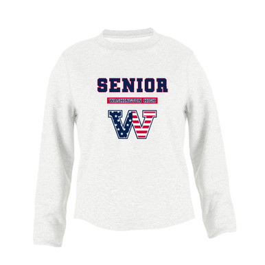 Washington Patriots W Script Senior #2 Women's Sweatshirt