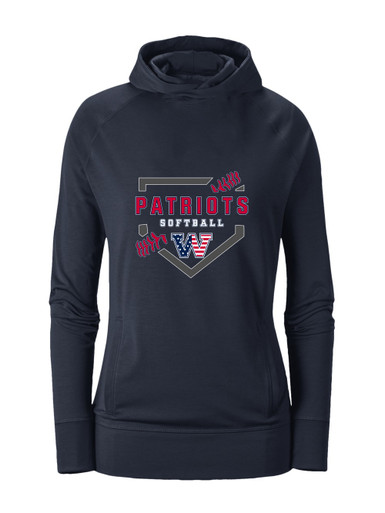 Washington Patriots W Script Softball #2 Women's Hoodie