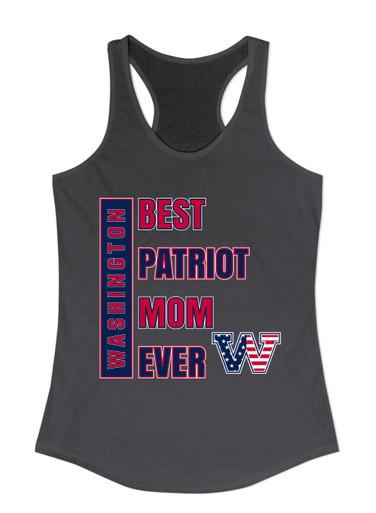 Washington Patriots W Script Best Patriot Mom Women's Tank Top