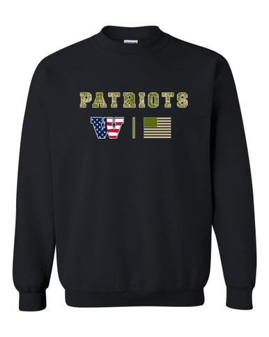 Wootton Patriots Camo Flag Men's Sweatshirt