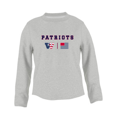 Wootton Patriots Team Colors Flag Women's Sweatshirt