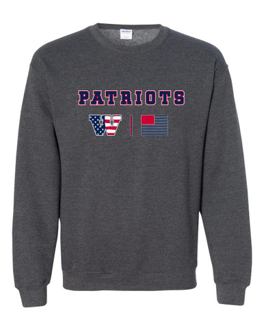 Wootton Patriots Team Colors Flag Men's Sweatshirt