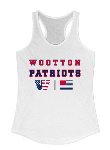 Wootton Patriots Spirit Flag Women's Tank Top