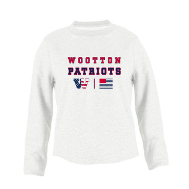Wootton Patriots Spirit Flag Women's Sweatshirt