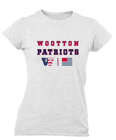 Wootton Patriots Spirit Flag Women's SS T-Shirt