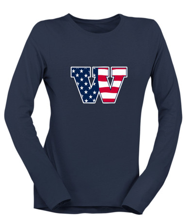 Wootton Patriots Mascot #1 Women's Premium LS T-Shirt