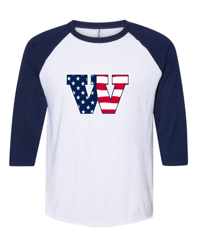 Wootton Patriots Mascot #1 Women's Baseball T-Shirt