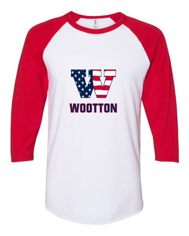Wootton Patriots Mascot #2 Women's Baseball T-Shirt