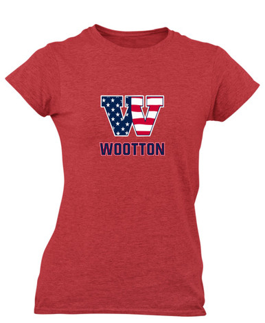 Wootton Patriots Mascot #2 Women's SS T-Shirt