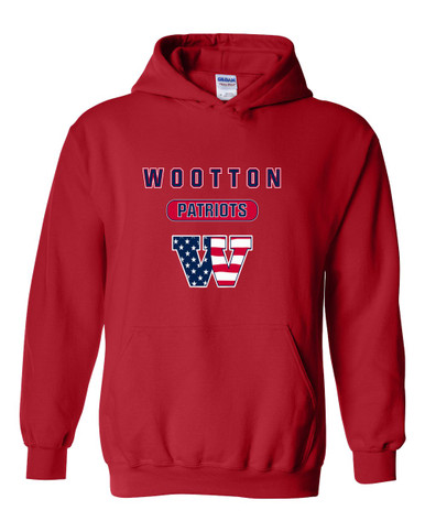 Wootton Patriots Mascot #3 Men's Hoodie