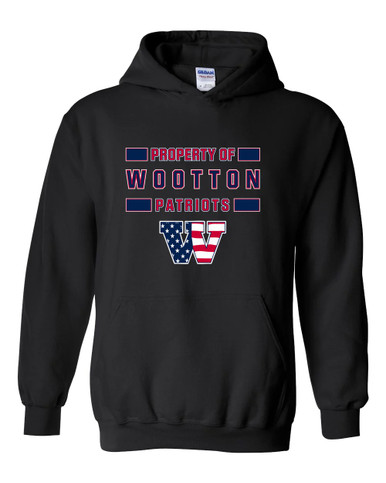Wootton Patriots Property Of Men's Hoodie