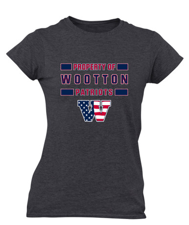 Wootton Patriots Property Of Women's Premium SS T-Shirt