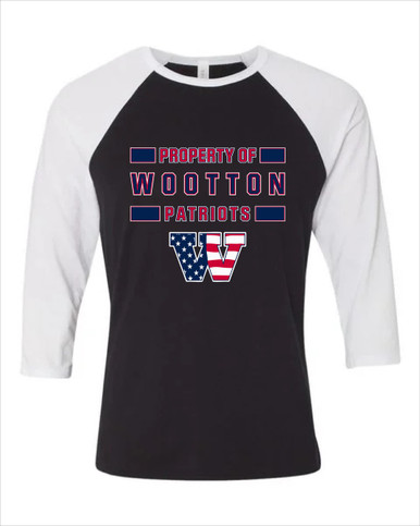 Wootton Patriots Property Of Men's Baseball T-Shirt
