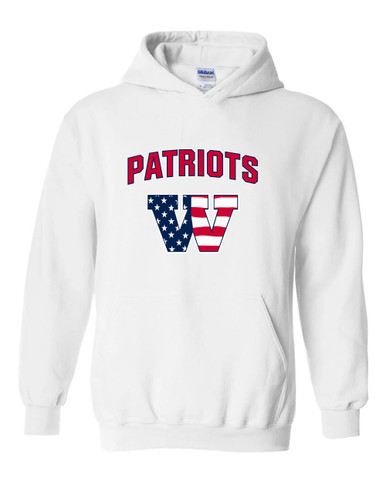 Wootton Patriots Mascot #6 Men's Hoodie