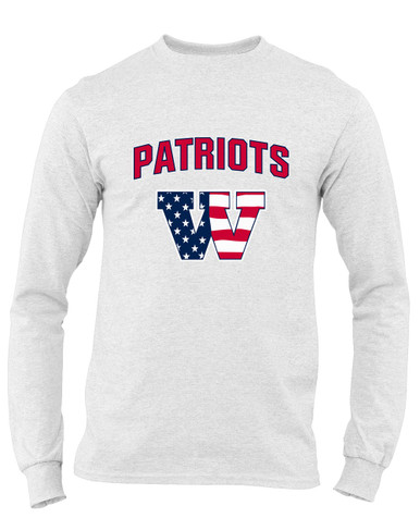 Wootton Patriots Mascot #6 Men's LS T-Shirt