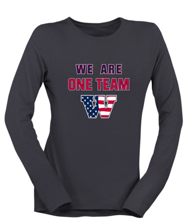 Wootton Patriots We Are One Team Women's LS T-Shirt