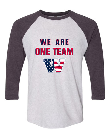 Wootton Patriots We Are One Team Women's Baseball T-Shirt