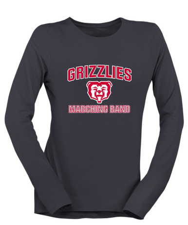 McMinnville Grizzlies Marching Band Women's LS T-Shirt