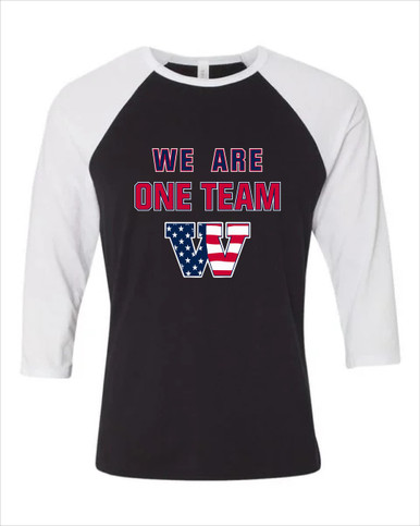 Wootton Patriots We Are One Team Men's Baseball T-Shirt