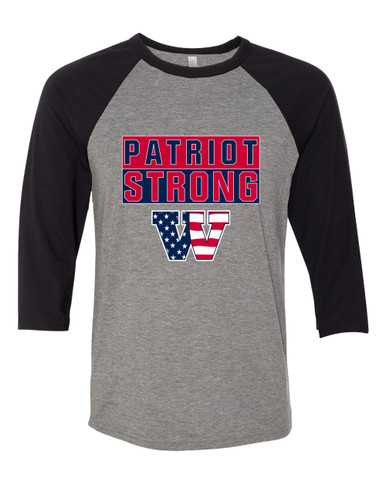 Wootton Patriots Strong #1 Men's Baseball T-Shirt