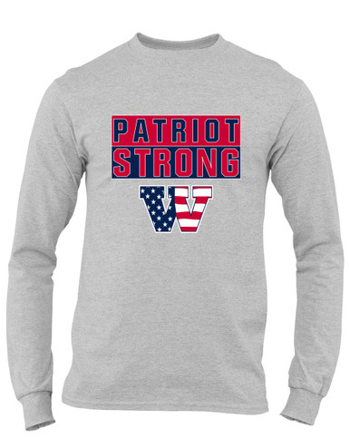 Wootton Patriots Strong #1 Men's LS T-Shirt